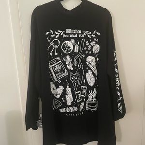 Killstar Witch’s Survival Kit Sweater Dress - Size 4x